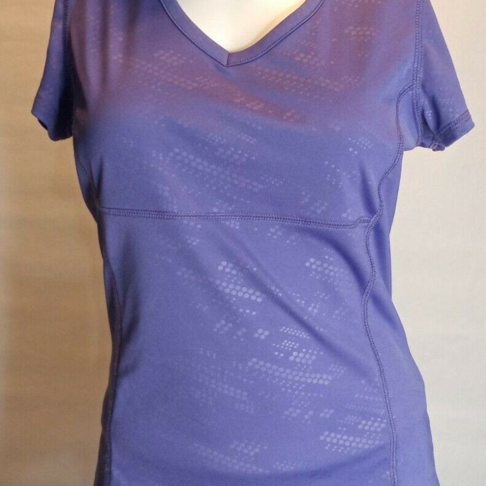 Womens Small Tek Gear Short Sleeve Shirt Top Worko